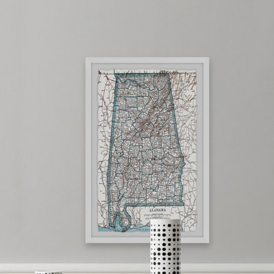 " Green Alabama Map "