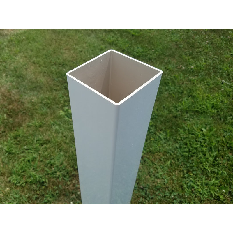 White Vinyl 42-Inch Mailbox Post Sleeve