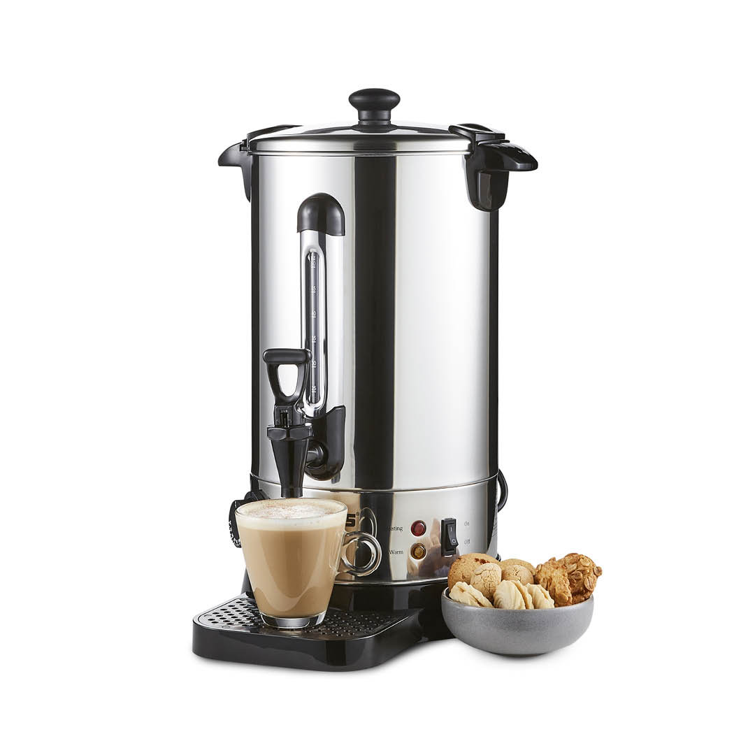 Geepas Unisex Silver 10 L Commercial Catering Kitchen Hot Water Boiler Tea Urn 1650W Boiler In - Image 4