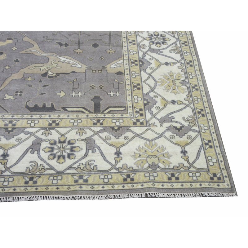 Tapis noué à la main 12 x 15 Oushak