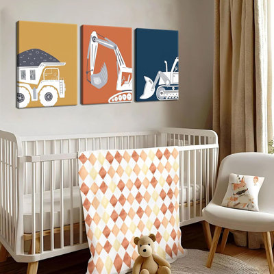 3 Piece Wrapped Canvas Wall Art