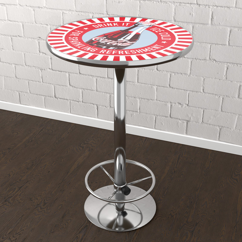Round Metal Base Dining Table