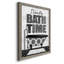 «Bath Time», art textuel sur toile-453051479-453051480
