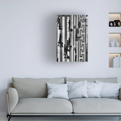 Luis Camara Shadows Crossing Canvas Art