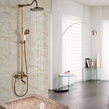 Kingston Brass Vintage CCK6178 Tub Wall Mount Rain Drop Shower