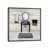 Dark Rustic Wood Framed est en rupture de stock