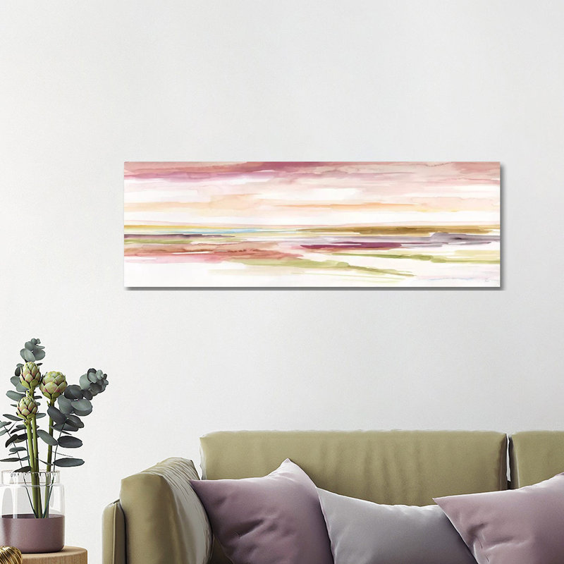 Spectrum Sunset I by Nan - Panoramic Print on Canvas, Wrapped Canvas, 121.92 cm H x 40.64 cm W x 1.91 cm D