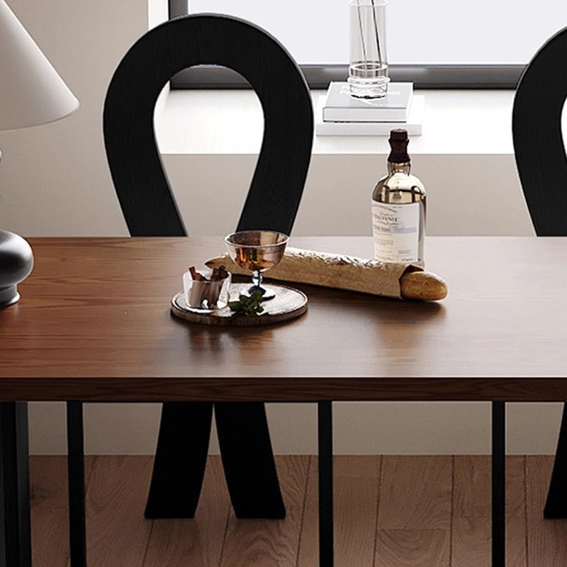 Table de salle à manger Retro, H 29,52 po x L 62,99 po x l 27,55 po