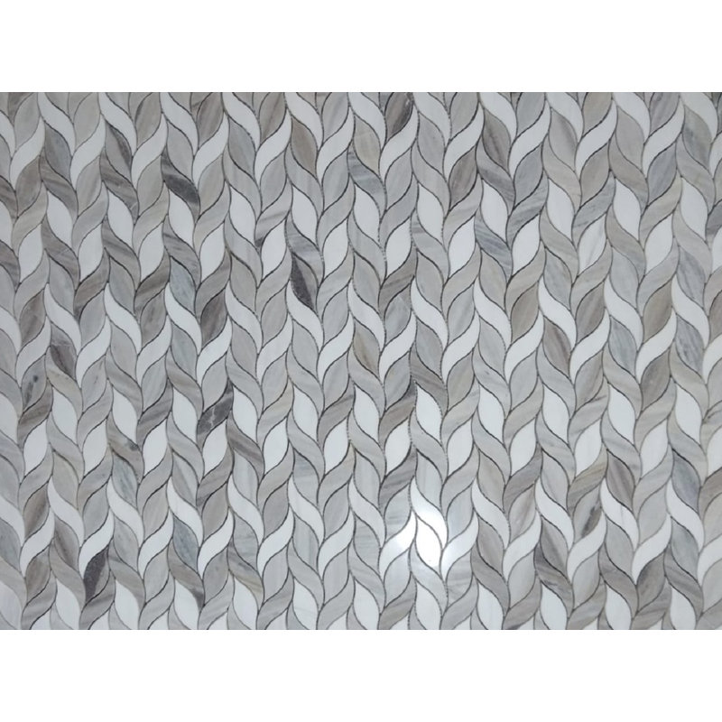 Carrelage mural en feuille de mosaïque 10 "x 12" Palissandro