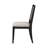 Set Of 2 Dining Chairs With Upholstery And Stable Construction