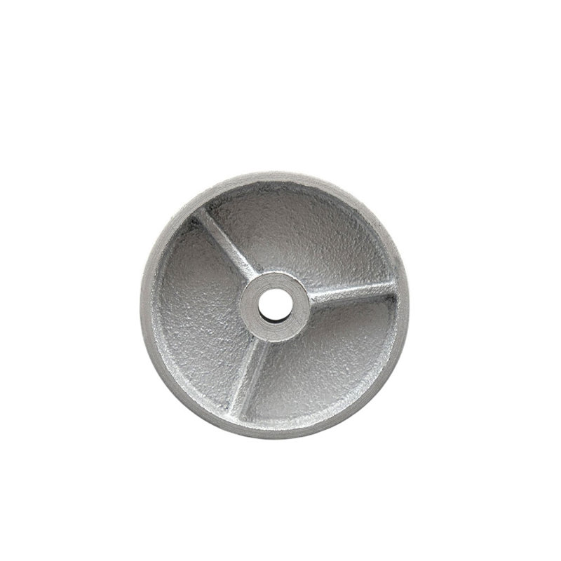 SCC - Roue en fonte semi-acier de 4 po seulement - Alésage de 1/2 po - Capacité de 350 lb