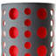 33" Grey And White Mod Dot Novelty Table Lamp-109584749-109584755