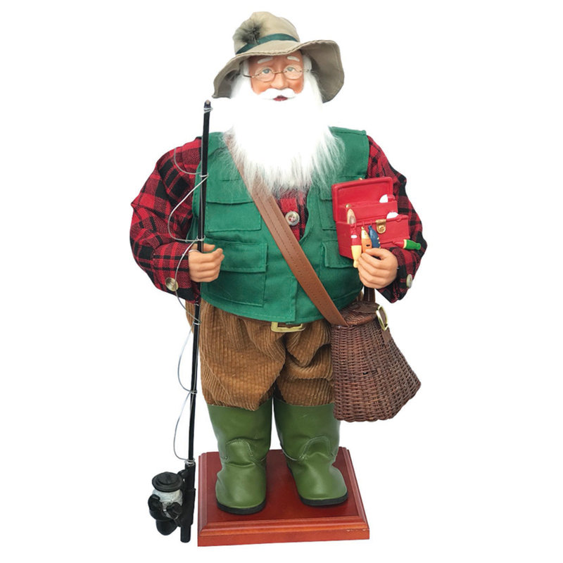 24 "Grandpa Fishing Claus