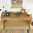 3-Drawer Console Table with Vertical Slats-1943750547