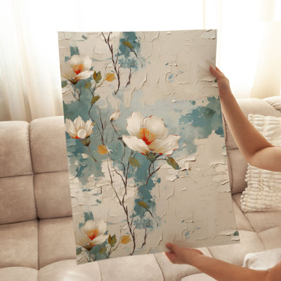 Floral Flowers and Paint VIII Asian Unframed Art Print