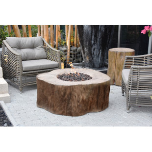 Manchester Round Concrete Smokeless Fire Pit Table