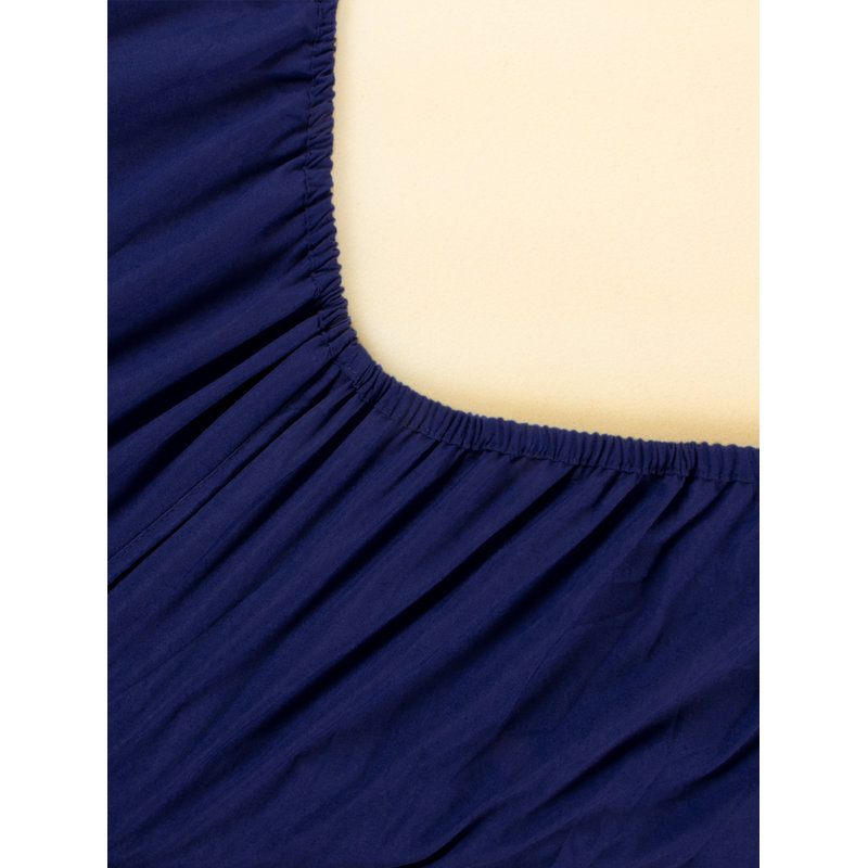 Drap-housse, Très grand, Bleu marine