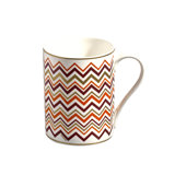 Missoni Mug Cup ICONIC in Luxury Box diam. 3in, H 3.9in, cap. 12.5 oz