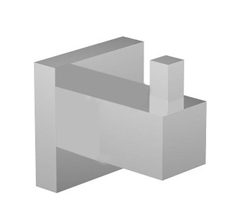 Sins Wall Mounted Hook/Robe Hook, Brushed Nickel