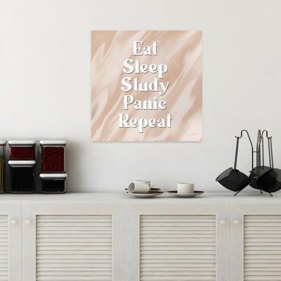 «Eat Sleep Sleep», art contemporain abstrait