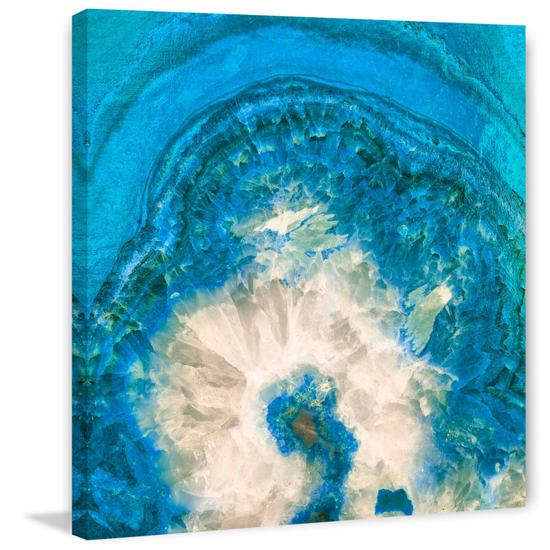 « a little cobalt », reproduction de photo sur toile tendue, H 12 po x l 12 po x P 1,5 po