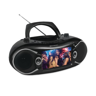 Boombox DVD 7 "Bluetooth avec radio AM / FM et haut-parleurs stéréo