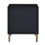 3-Drawer Nightstand With Metal Leg