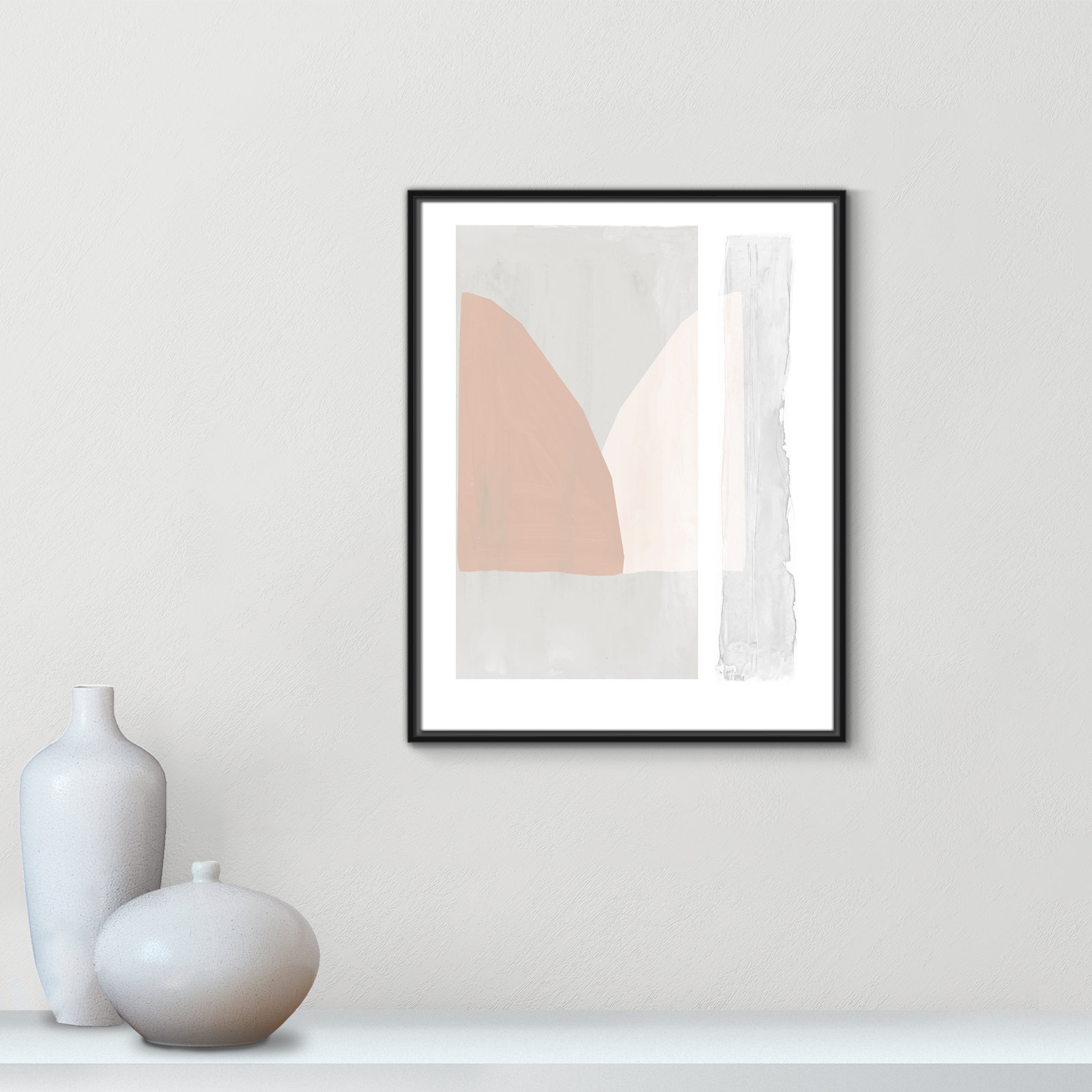 Lora "Soft And Light" Print by Tom Reeves, 29.5" H x 23.5" W x 2" D, Black Framed Canvas