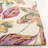 Alcindor Floral Hand Tufted Wool/Cotton Area Rug in Ivory/Plum-1088730045