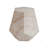 Outdoor/Indoor Lightweight Concrete Side Table,Travertine Finish