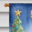 Drapeau de Noël maison de renne-112702294