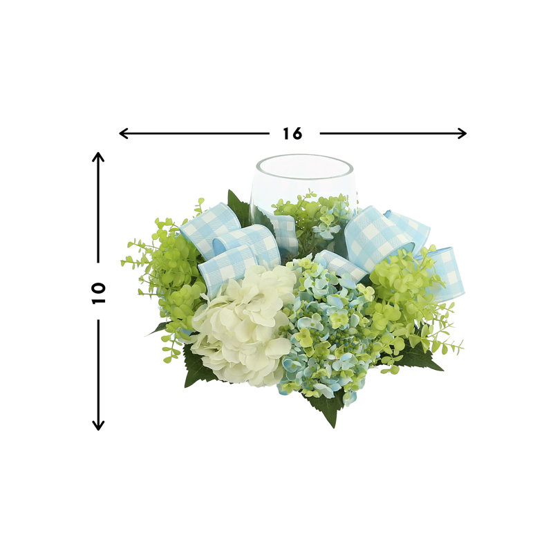 Hydrangea and Eucalyptus Candelabrum