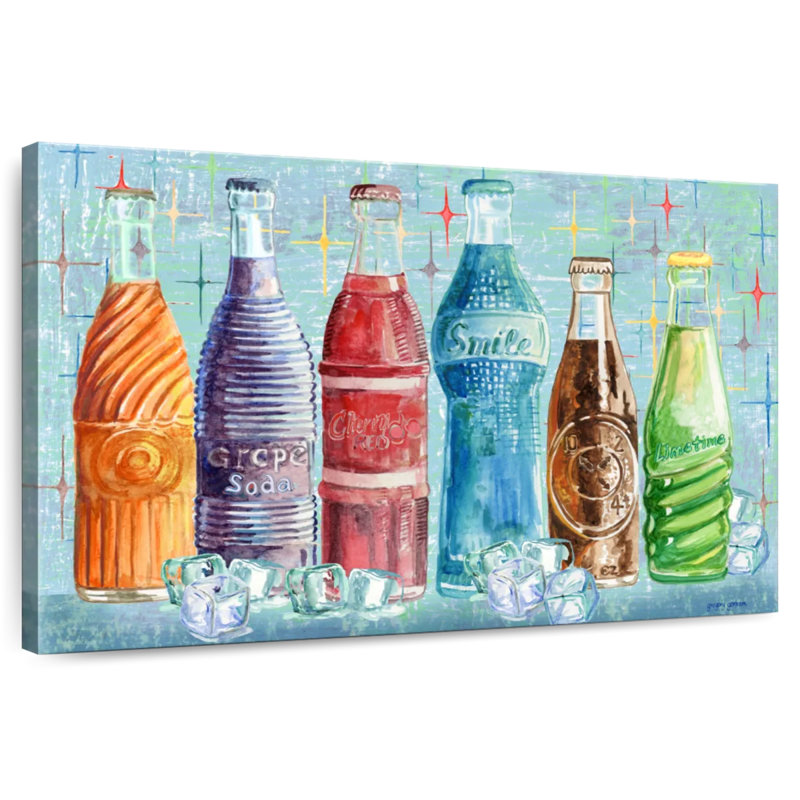 Bouteilles de soda Yarlin, H 26 po x l 39 po