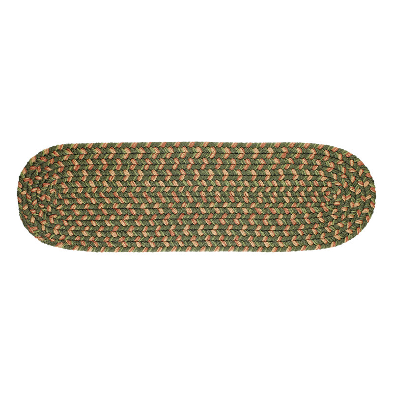 Tapis d'escalier vert Deserie