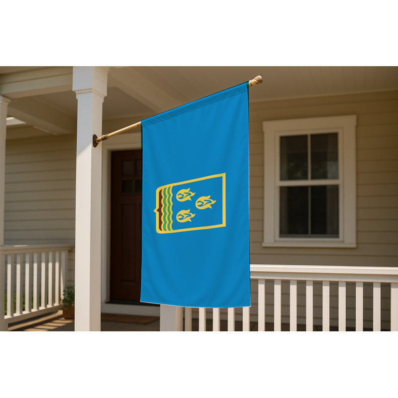 Drapeau de la ville de Bakou — Drapeau extérieur