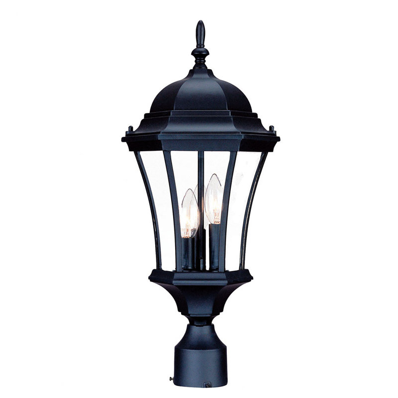 Francesca Lane Beveled Lantern Head, Matte Black