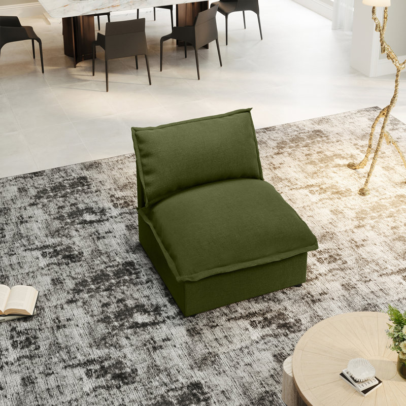 Canapé modulaire modulaire, Vert