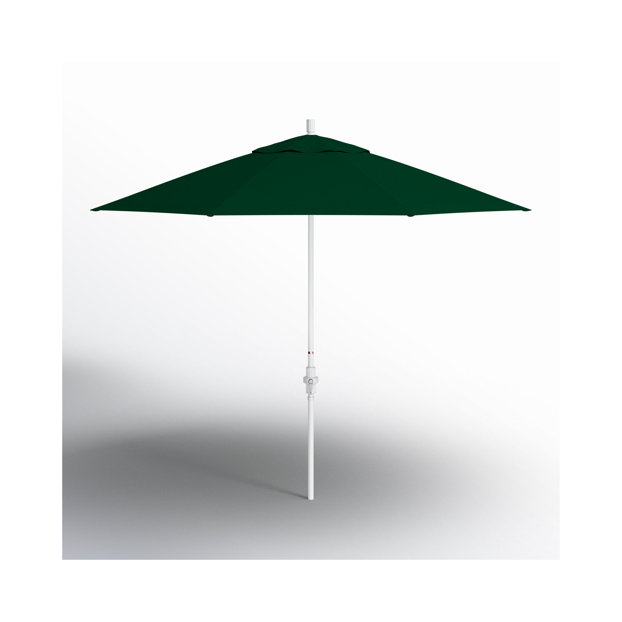 Calline 108'' Outdoor Umbrella, Hunter Green Performance