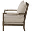Fauteuil d'appoint rembourré beige et naturel Herndon-327846183-274322453