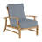 Croquet Teak Recliner Chair - Natural Teak-831153939-831153371-831153321
