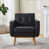 Black Faux Leather