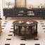 French Retro Style Rubberwood Coffee Table