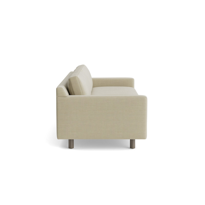 Hunter No Welt 100 Sofa, Performance Linen - Flax, Driftwood