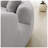 Aura 66.93" W x 38.6" D x 27.6" H Teddy Velvet Curved Loveseat