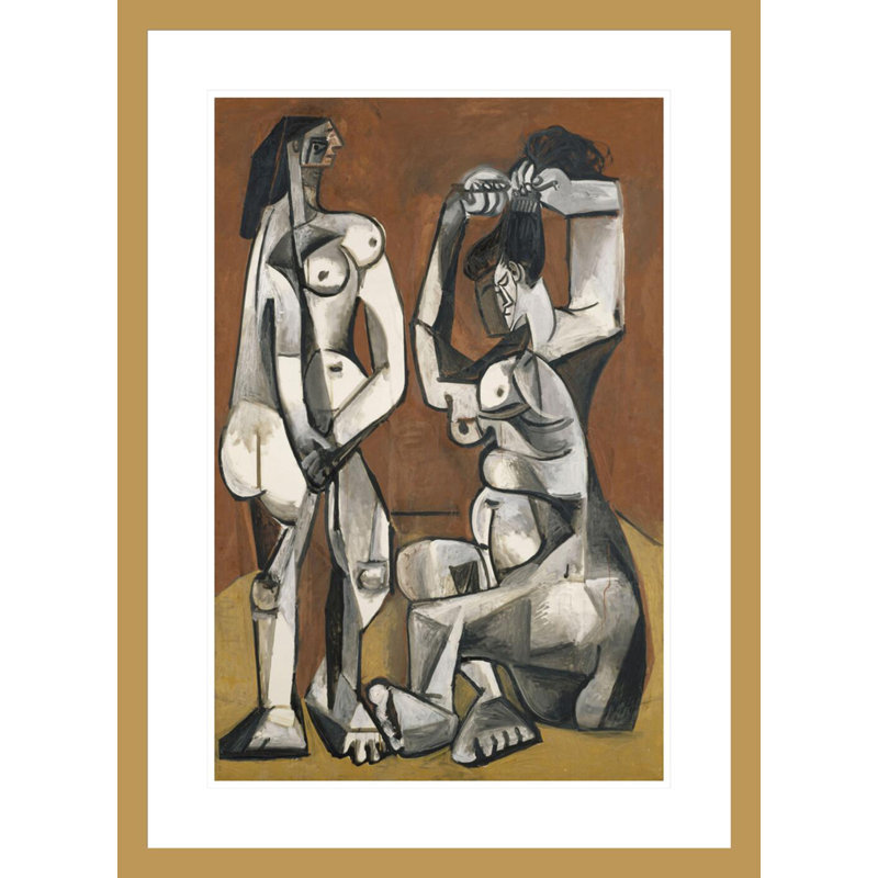 Femmes à la toilette par Pablo Picasso, impression giclée encadrée, H 29,5 po x l 21,61 po