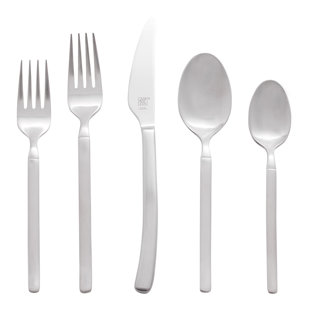 Opus 45 Piece Flatware Set Polished
