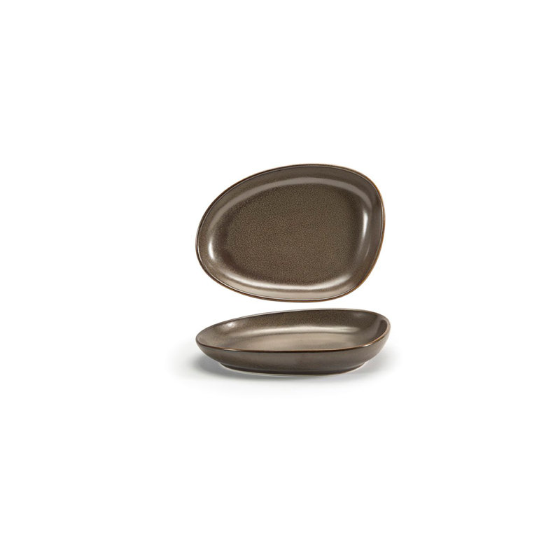 Assiette plate 8 po® Kiln, Moka