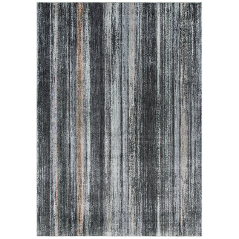 Pierrette Vintage Performance Striped Rug, Rectangle 6'7" x 9'2"