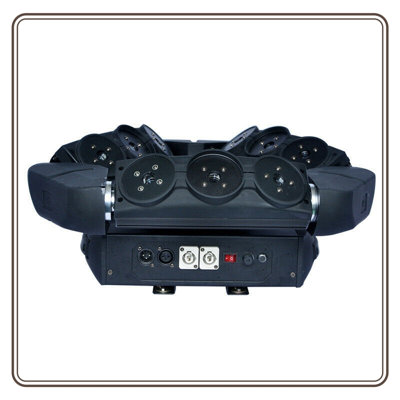 9 Eyes RGB Moving Spider Beam Laser Light Profession DMX DJ Party Stage Lighting