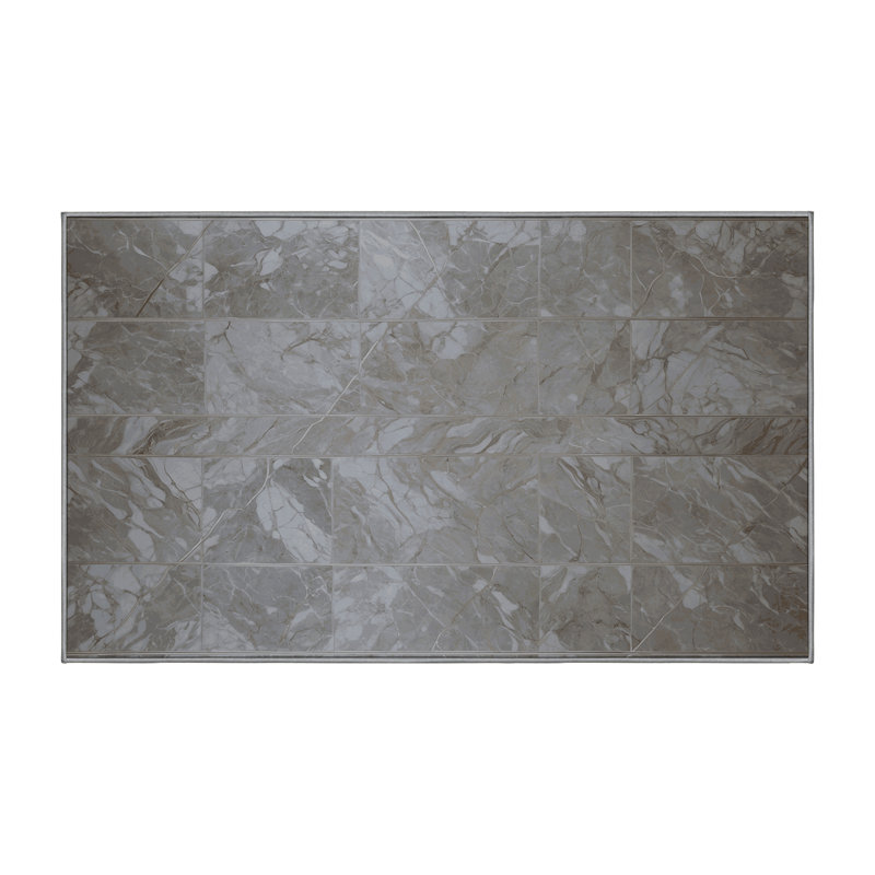 Machine Washable Gray Area Rug, Rectangle 8' x 10'